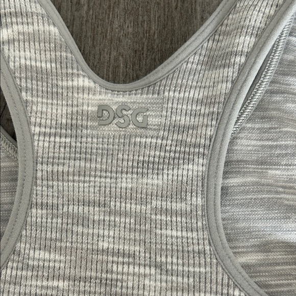 DSG Light Gray Ribbed Tank Top - Picture 2 of 2
